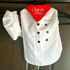 Dog chef costume, chef Ruffgang set